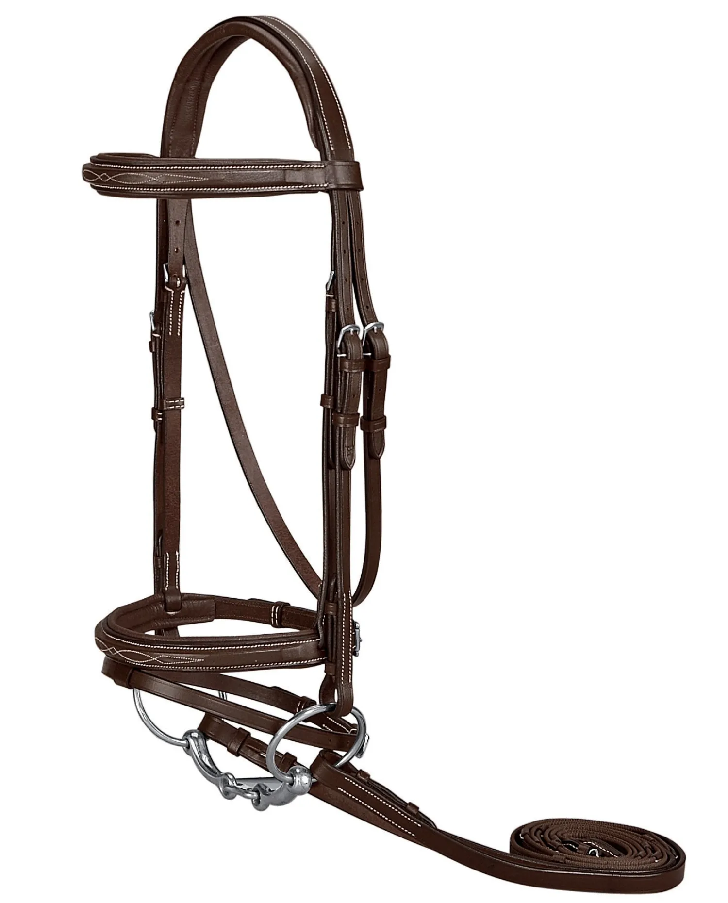 Sale KINGS INTERNATIONAL Suffolk™ Single Crown Flash Bridle Brown
