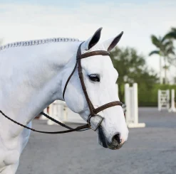 Discount KINGS INTERNATIONAL Suffolk™ Single Crown Hunter Bridle Oakbark