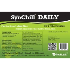 Sale SYNNUTRA EQUINE ® SynChill™ Daily Pellets