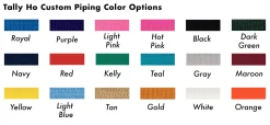 Sale TALLY HO PRODUCTS Tally Ho Optional Piping