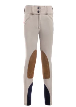 Online TAILORED SPORTSMAN THE ™ Girls' Techno Front-Zip Knee-Patch Breech Tan