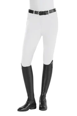 New TAILORED SPORTSMAN The ™ Ladies’ Techno Midweight Silicone Front-Zip Knee-Patch Breech White