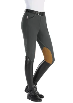 Discount TAILORED SPORTSMAN The ™ Techno Front-Zip Mid-Rise Clarino™ Knee Patch Graphite