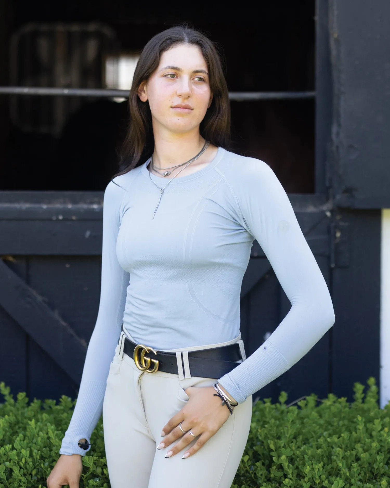TKEQ THE SHOP TKEQ Ladies’ Kennedy Seamless Long Sleeve Top