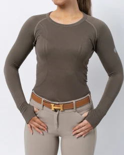 TKEQ THE SHOP TKEQ Ladies’ Kennedy Seamless Long Sleeve Top