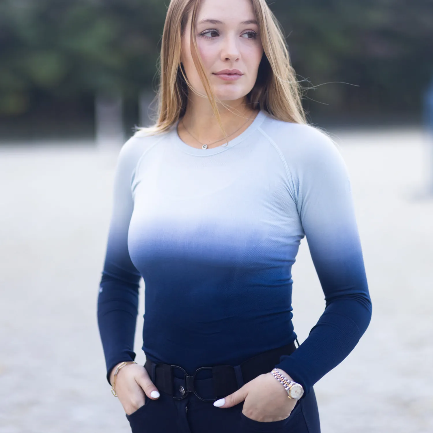 Sale TKEQ THE SHOP TKEQ Ladies’ Kennedy Seamless Long Sleeve Top 2.0