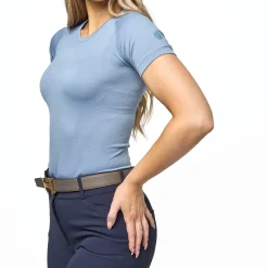 Discount TKEQ THE SHOP TKEQ Ladies’ Kennedy Short Sleeve Shirt 2.0 Denim