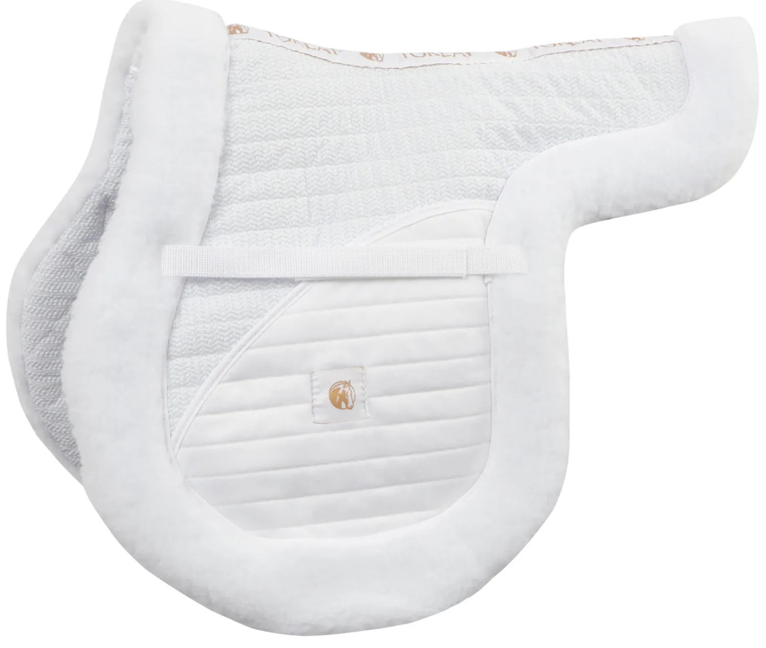 TOKLAT ORIGINALS Toklat® TechQuilt High-Profile Two-Sided Nonslip Saddle Pad White
