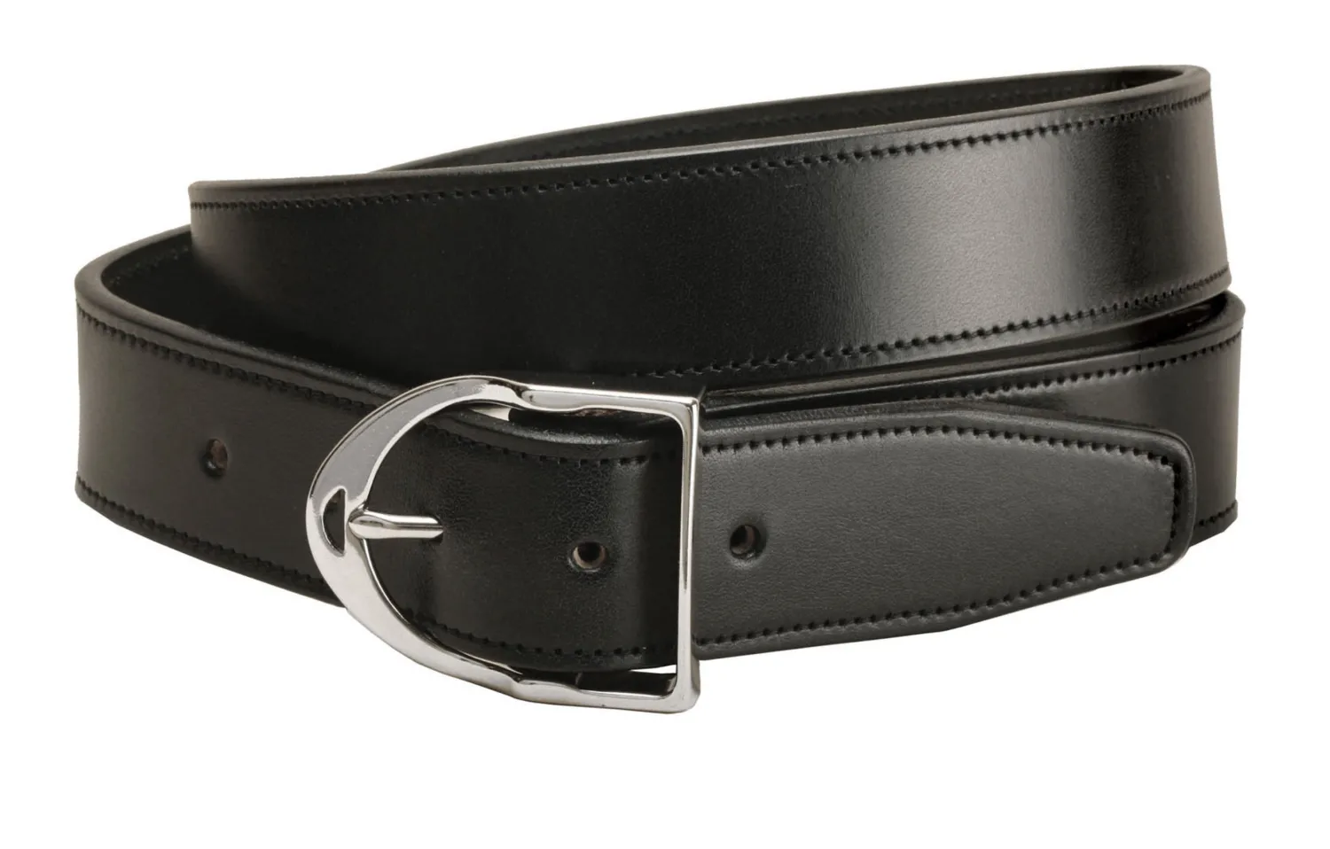 New TORY LEATHER 1 1/2" Belt with Stirrup Buckle