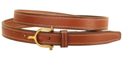 Clearance TORY LEATHER ¾" Brass Spur Buckle Belt
