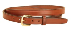 Hot TORY LEATHER ¾" Plain Belt with Brass Buckle