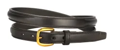 Discount TORY LEATHER 3/4" Raised Belt with Brass Buckle & Nameplate Space