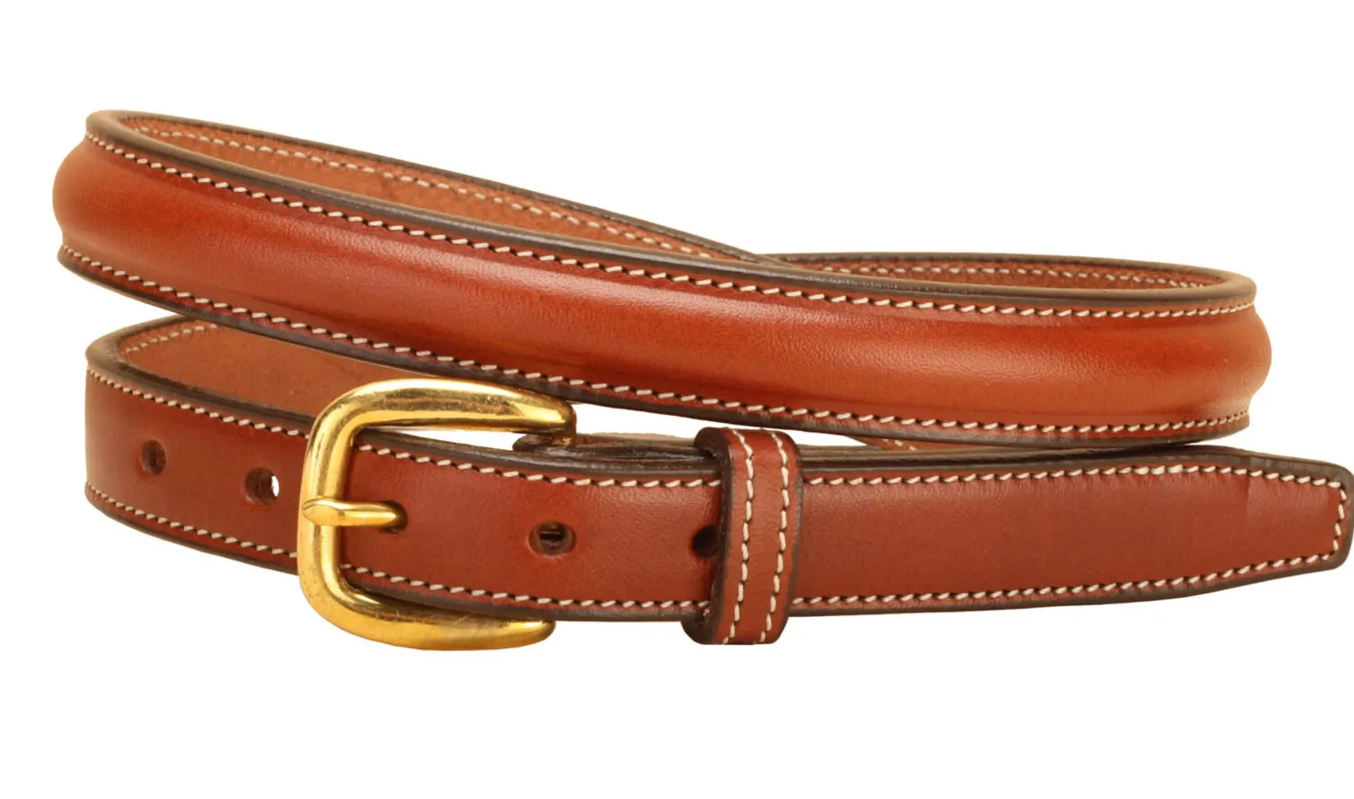 Outlet TORY LEATHER 3/4" Raised Leather Belt