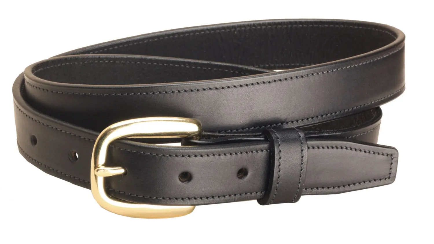 Sale TORY LEATHER 1" Stitched Leather Belt