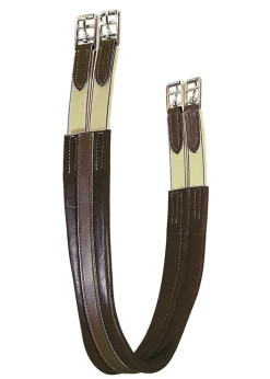 New TORY LEATHER Company English Contour Girth with Elastic Ends