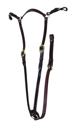 Discount TORY LEATHER Company Heavy-Duty Hunt Breastplate with Brass Hardware Havana