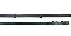 Online TORY LEATHER Company Leather Reins with Buckle Ends & Hand Stops Black