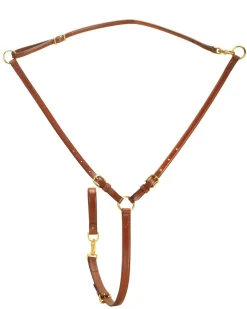 Discount TORY LEATHER Company Martingale with Solid Brass Hardware