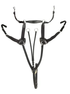 Outlet TORY LEATHER Company Padded 5-Point Breastplate with Running Attachment