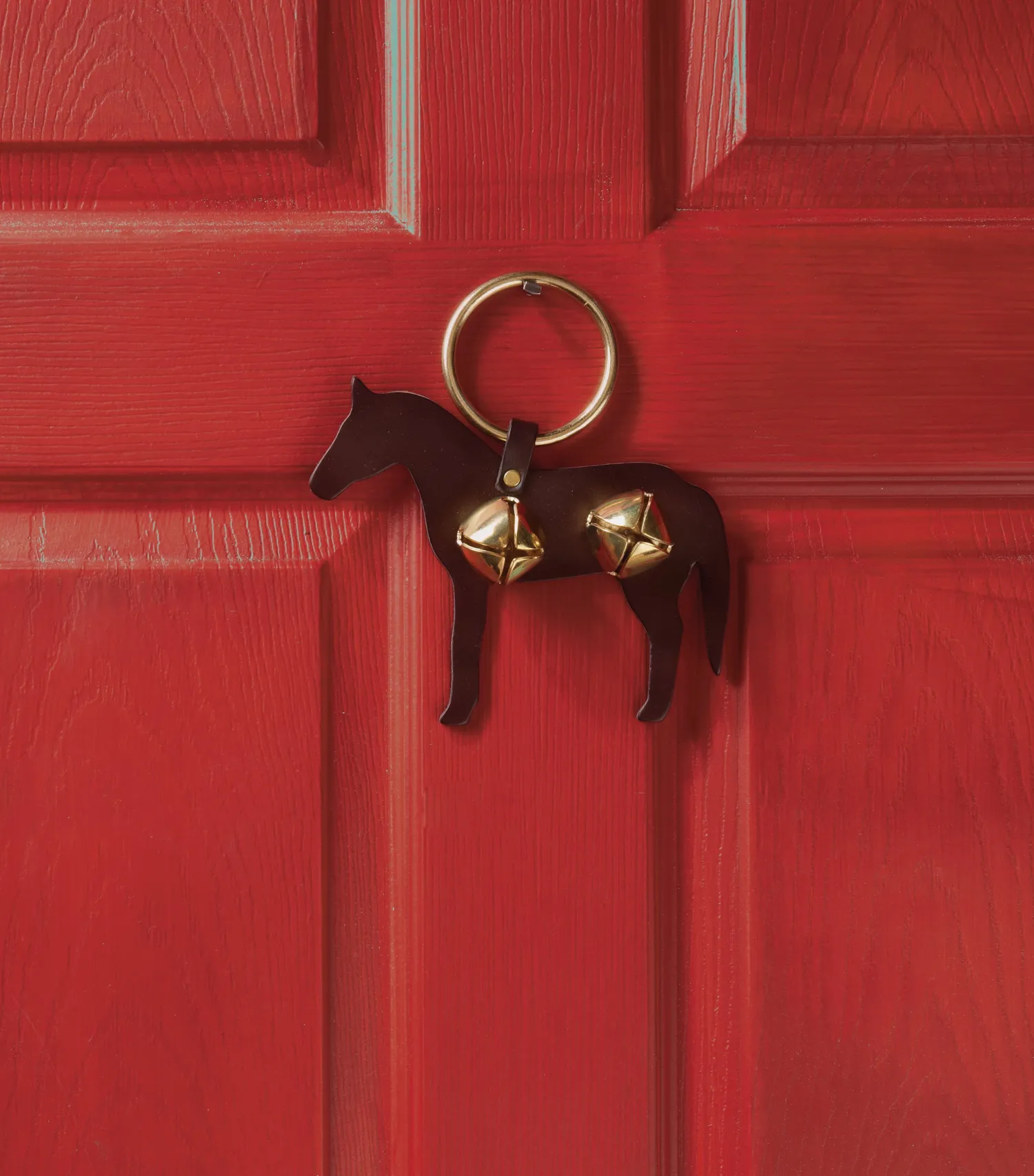 Sale TORY LEATHER Company Sleigh Bell Door Hanger