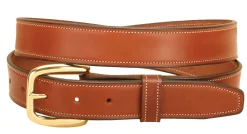 Online TORY LEATHER Extra-Large Stitched Leather Belt