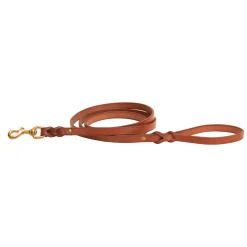 Discount TORY LEATHER Split-Twist Creased Leather Dog Leash