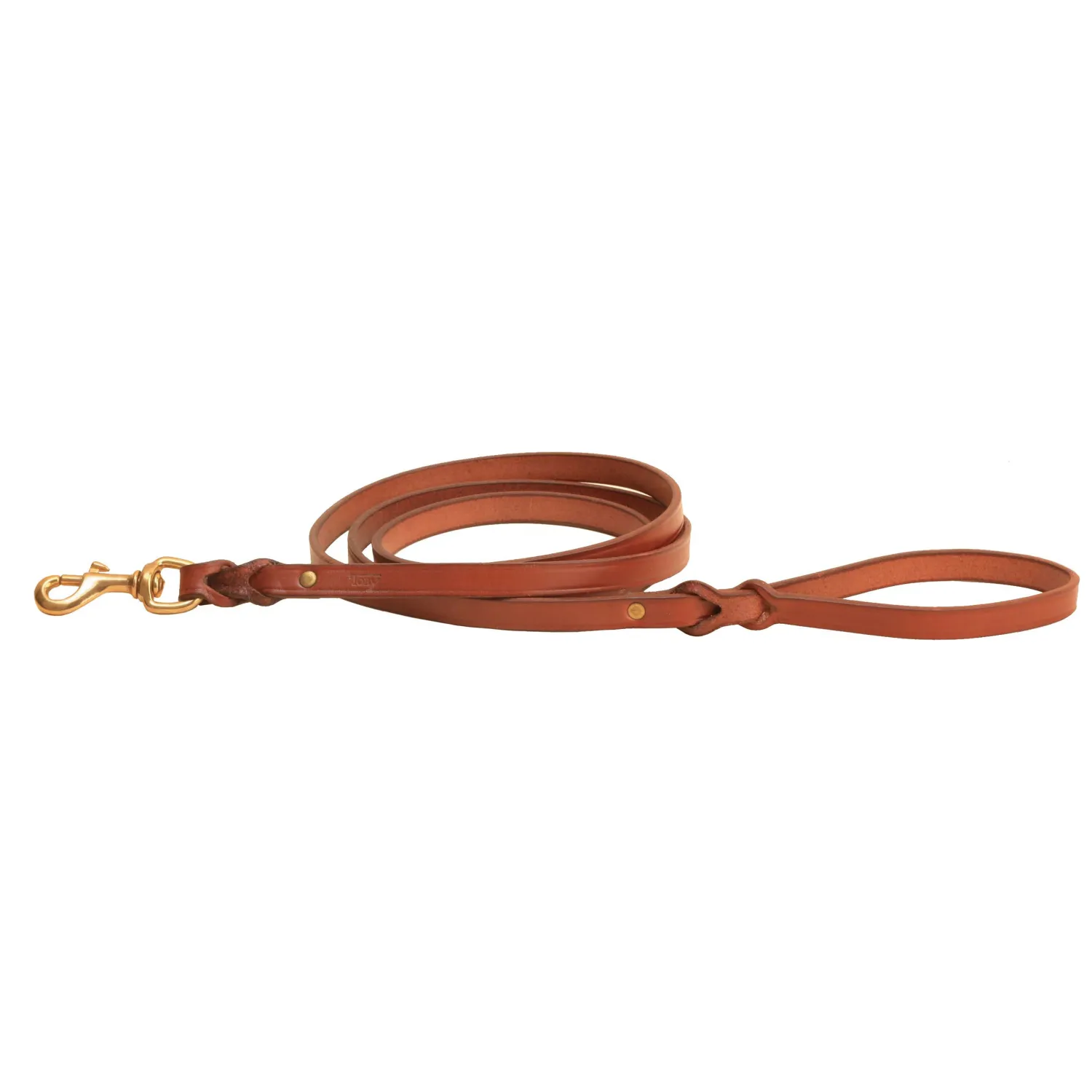 Discount TORY LEATHER Split-Twist Creased Leather Dog Leash