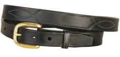 Discount TORY LEATHER Stitched Pattern Belt