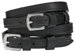 Sale TORY LEATHER Tory Spur Strap with Keepers Black