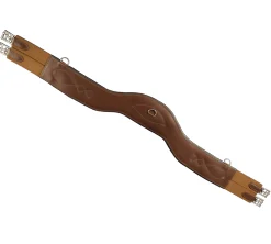 Best TOTAL SADDLE FIT Shoulder Relief Girth Brown