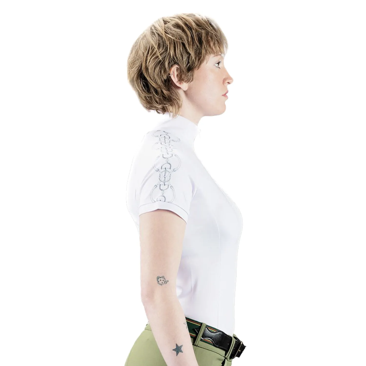 Online TREDSTEP-CLOTHING Tredstep Ireland™ Ladies’ Snaffle Short Sleeve Competition Shirt White
