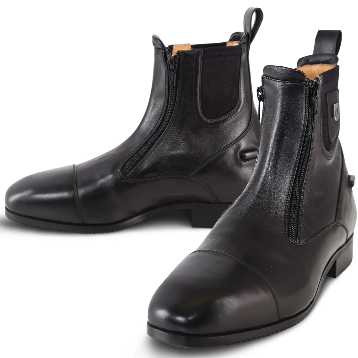 Sale PASSIONATE HORSE LTD Tredstep™ Ladies’ Medici II Double-Zip Paddock Boots Black