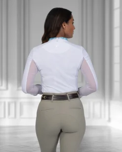 New QUANZHOU YOUAI TEXTI Tredstep™ Ladies’ Paris Long Sleeve Competition Shirt