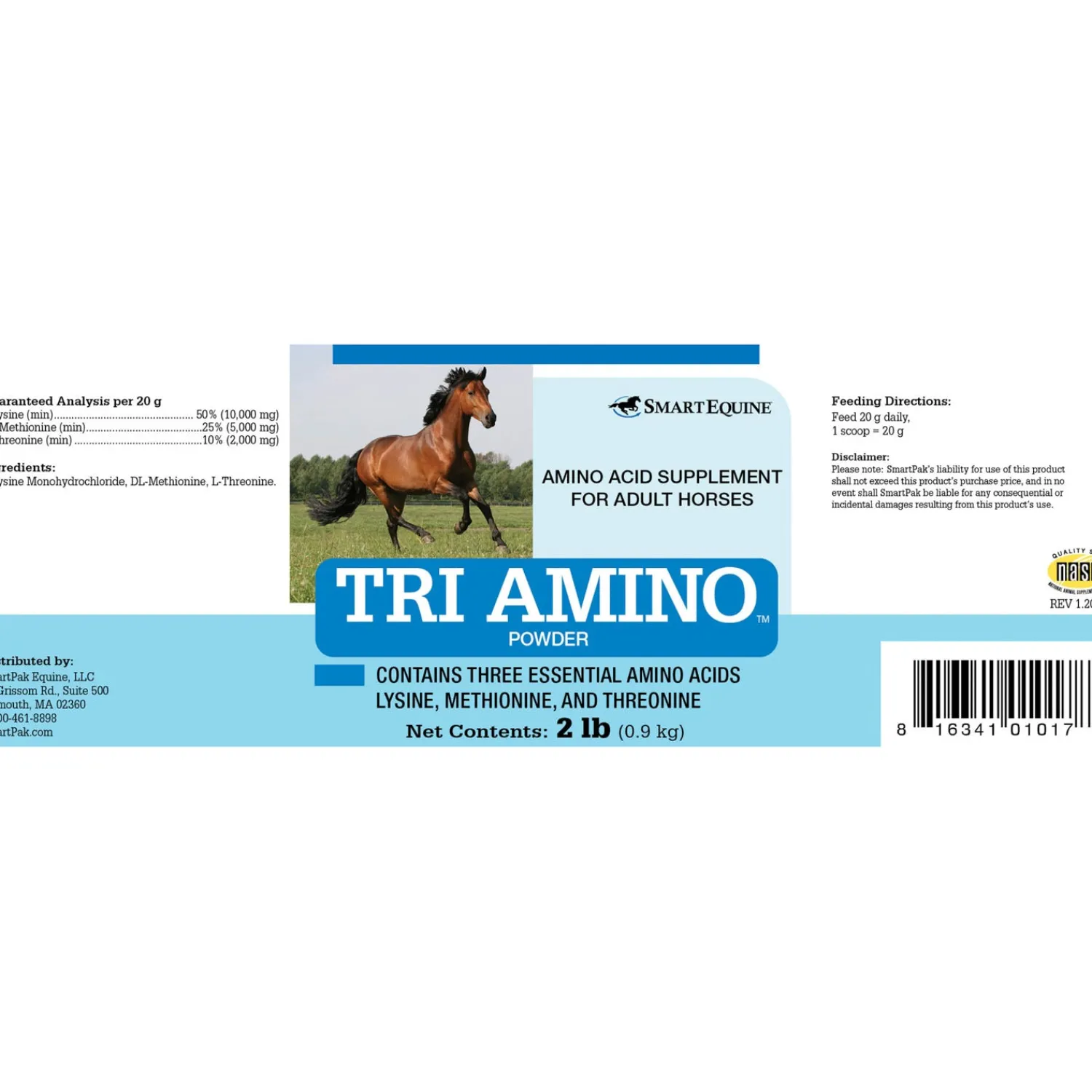 Clearance SMARTPAK Tri-Amino by SmartEquine™ - 2 lb