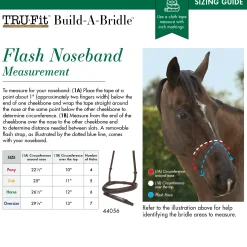 Outlet KINGS INTERNATIONAL TRU-Fit™ Build-A-Bridle™ Flash Noseband Chocolate