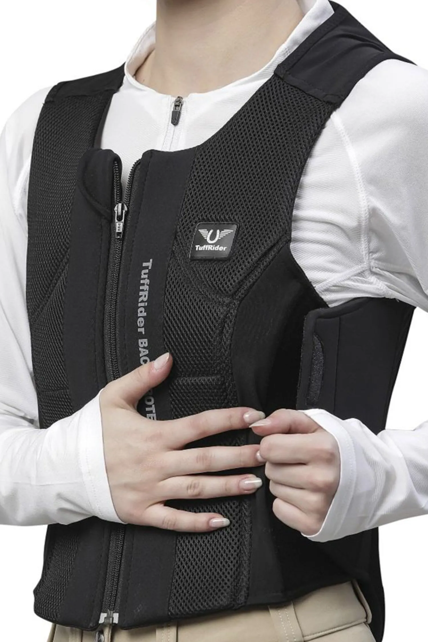 Hot JPC EQUESTRIAN TuffRider® Back Protector Black