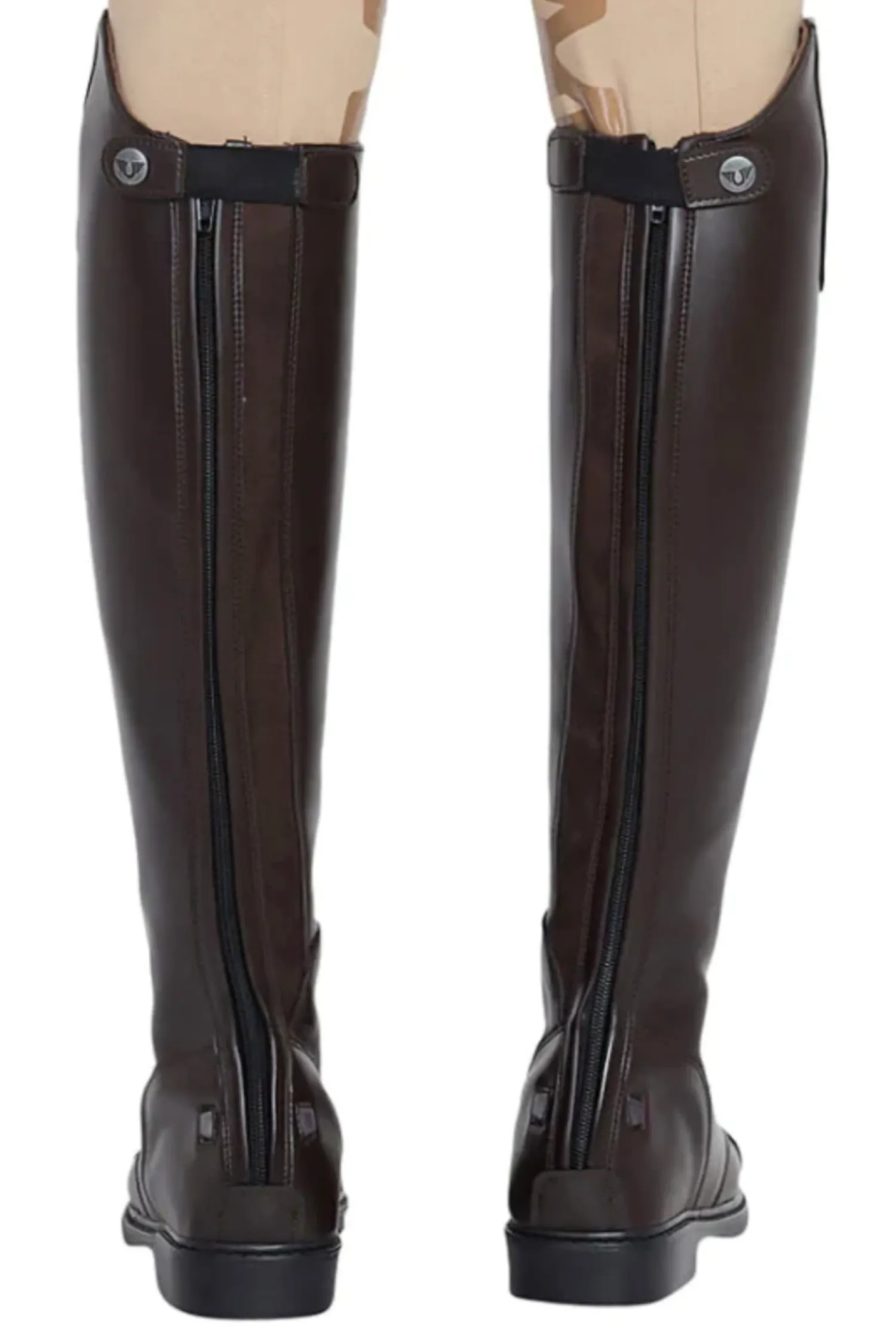 Hot JPC EQUESTRIAN TuffRider® Children’s Starter Back-Zip Synthetic Leather Field Boots in Mocha