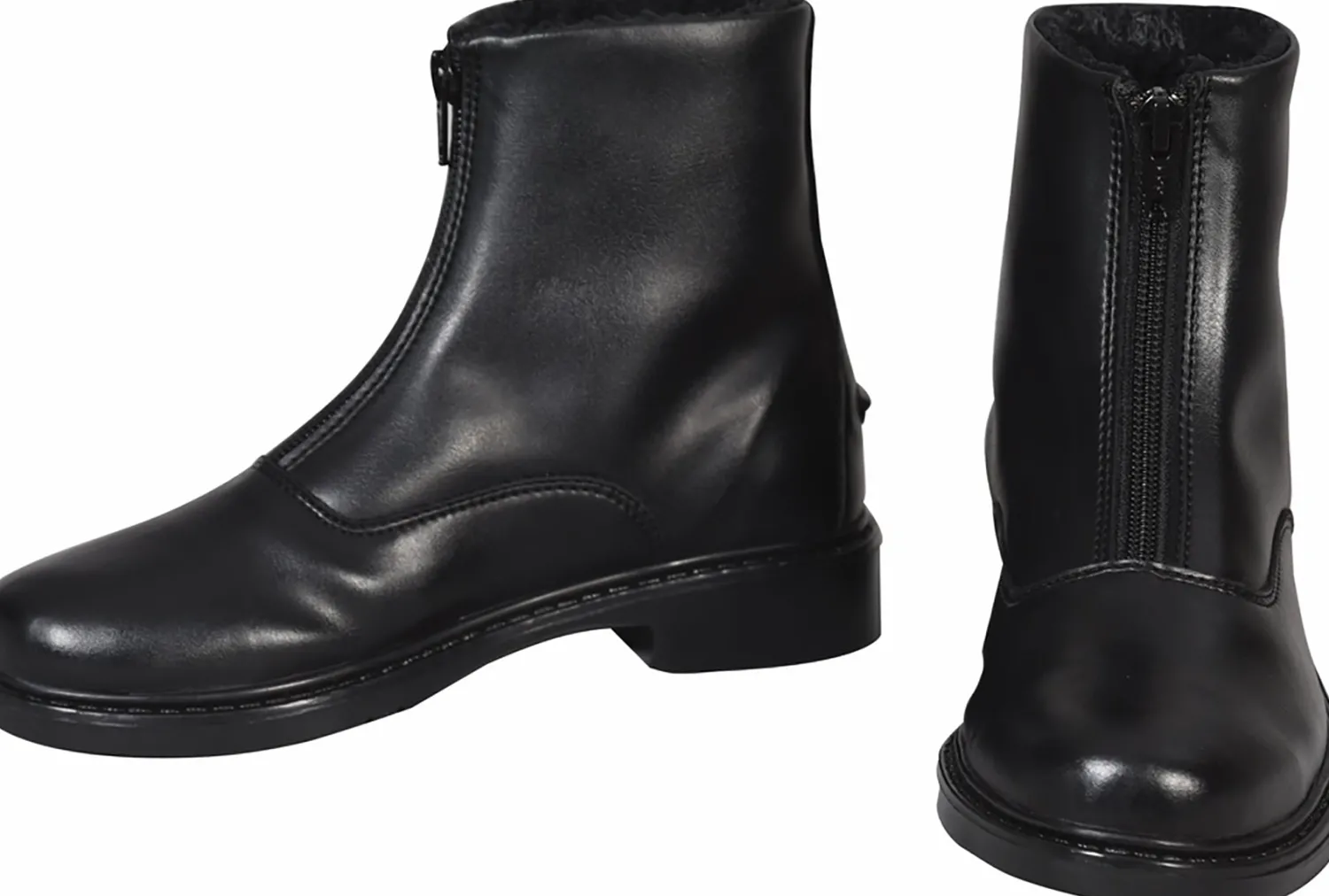 Online JPC EQUESTRIAN TuffRider® Children's Starter Winter Fleece-Lined Front-Zip Paddock Boots Black