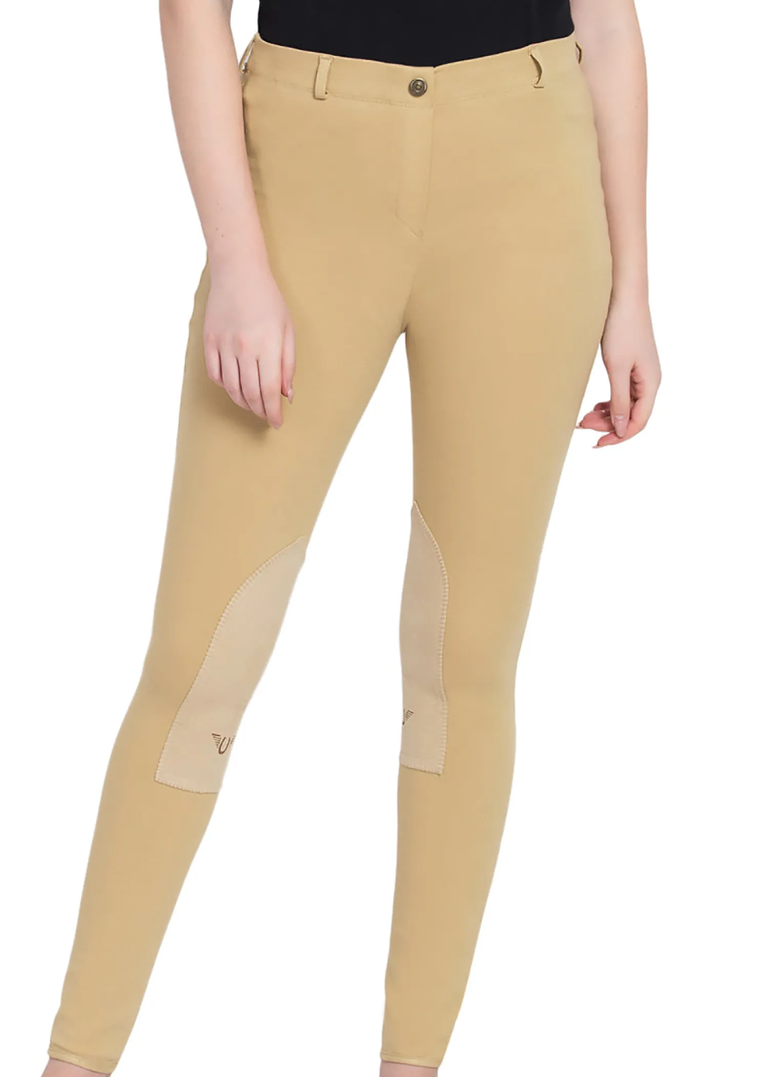 Online JPC EQUESTRIAN TuffRider® Ladies' Cotton Pull-On Knee-Patch Plus Breech