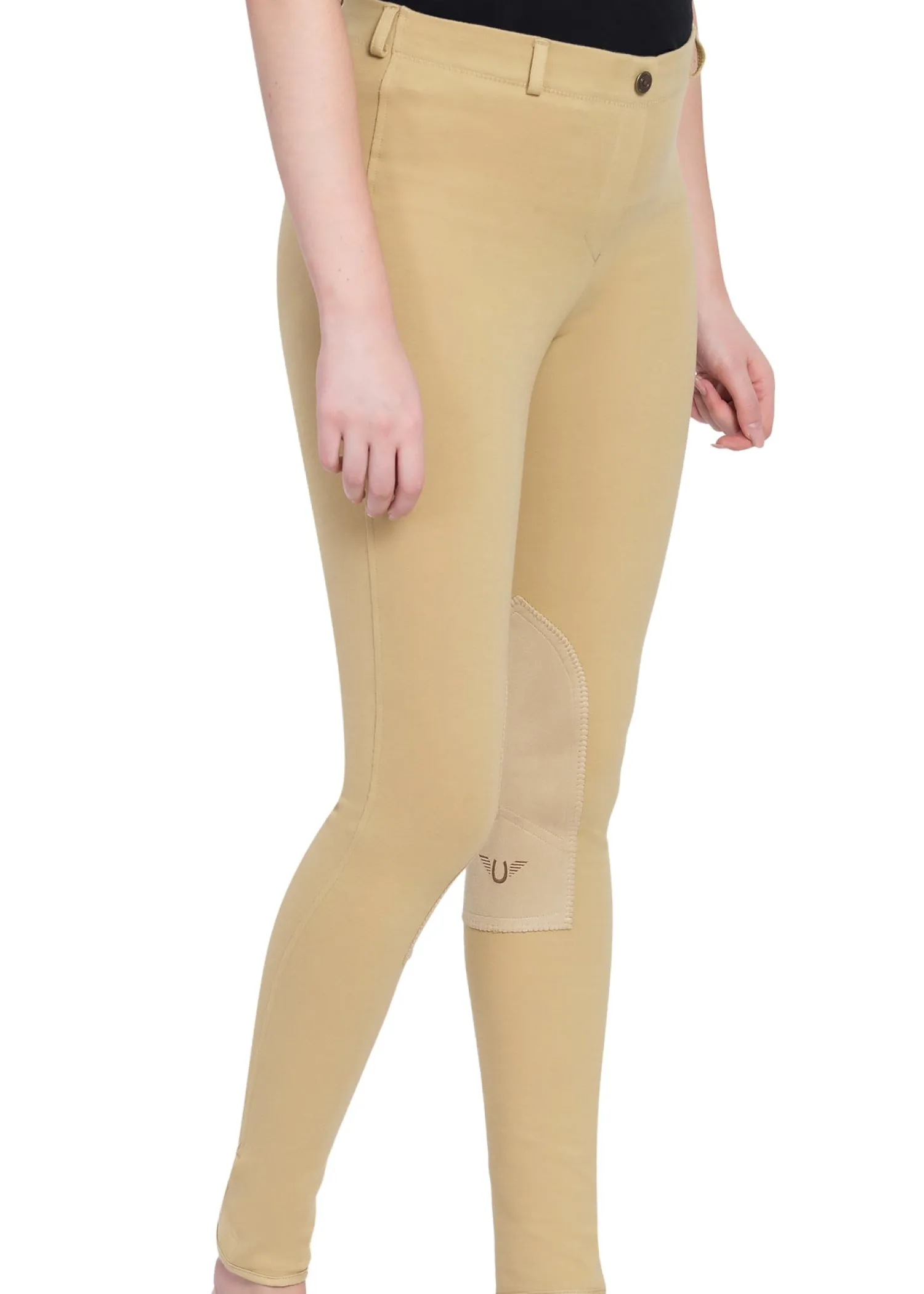 Online JPC EQUESTRIAN TuffRider® Ladies' Cotton Pull-On Knee-Patch Plus Breech