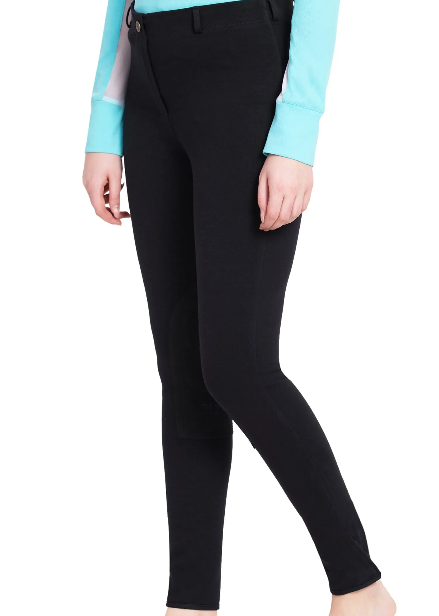 Online JPC EQUESTRIAN TuffRider® Ladies' Cotton Pull-On Knee-Patch Plus Breech