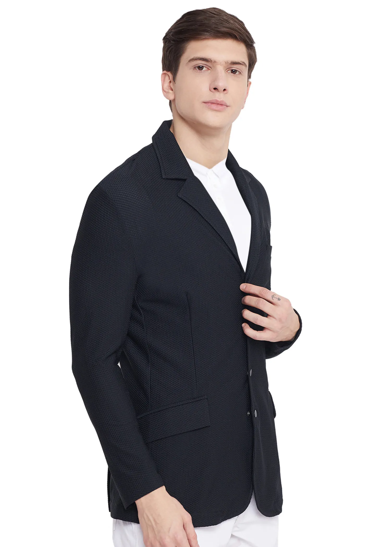 Clearance JPC EQUESTRIAN TuffRider® Men’s EquiVent Show Coat Black