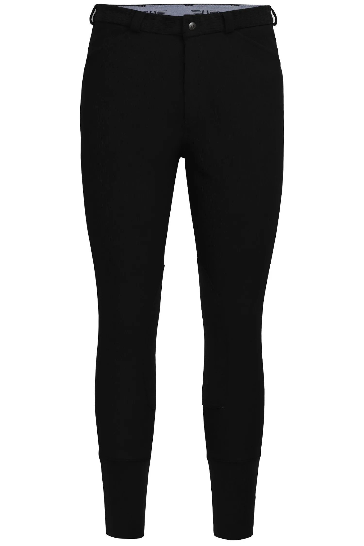 Hot JPC EQUESTRIAN TuffRider® Men’s Long Ribb Knee Patch Breeches Black