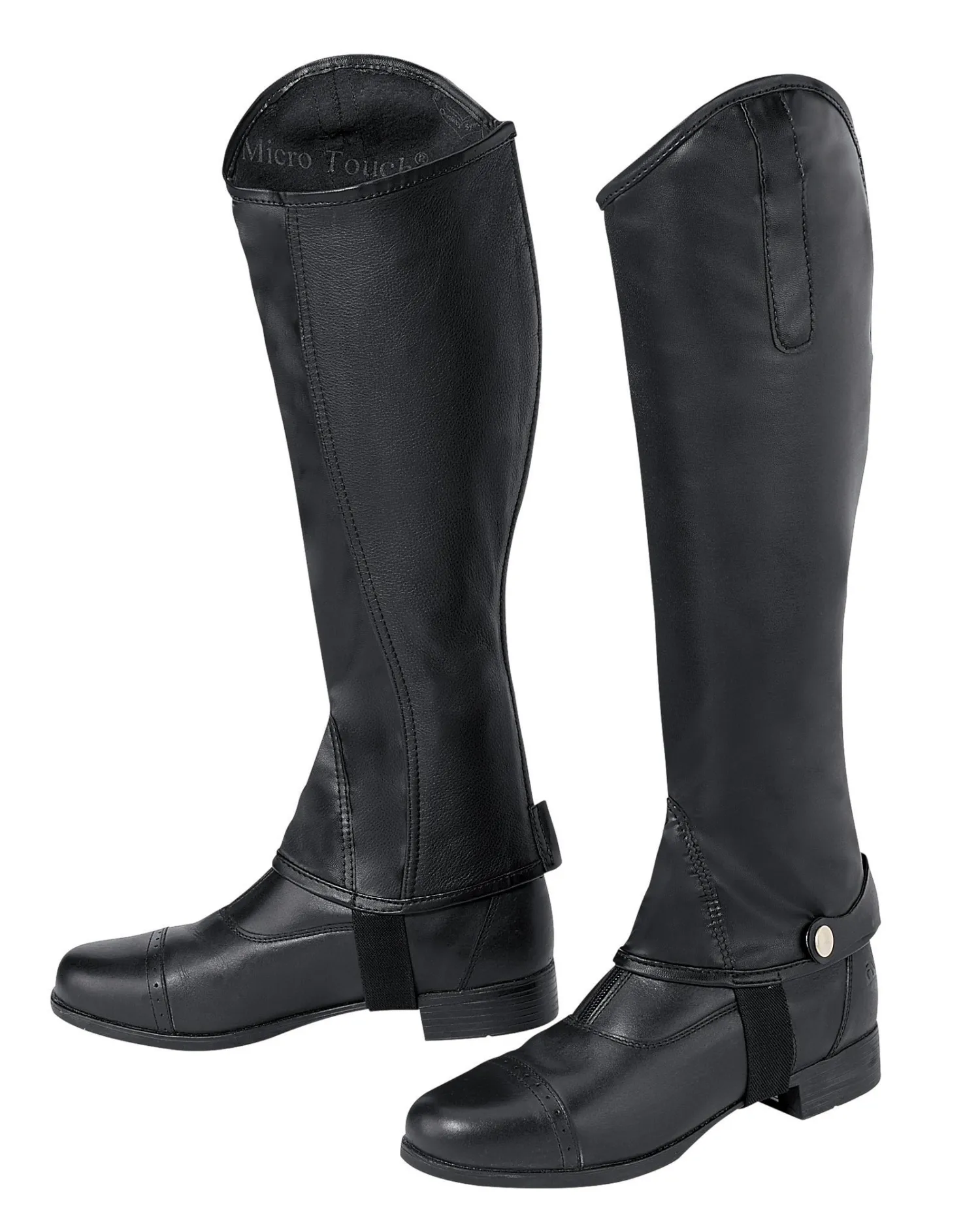 Outlet JPC EQUESTRIAN TuffRider® Micro Touch Half Chaps Black
