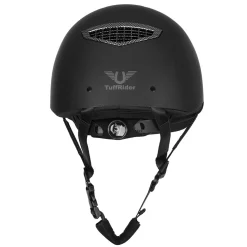 Online JPC EQUESTRIAN TuffRider® Starter Helmet with Carbon Fiber Grill Black