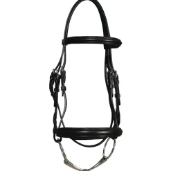 Hot WORLD EQUSTRN BRNDS Vespucci Classic Dressage Bridle Black