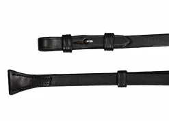 Online WORLD EQUSTRN BRNDS Vespucci Dressage Curb Reins with Hook Studs Black