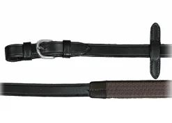 WORLD EQUSTRN BRNDS Vespucci Eventing Reins with Buckles Brown