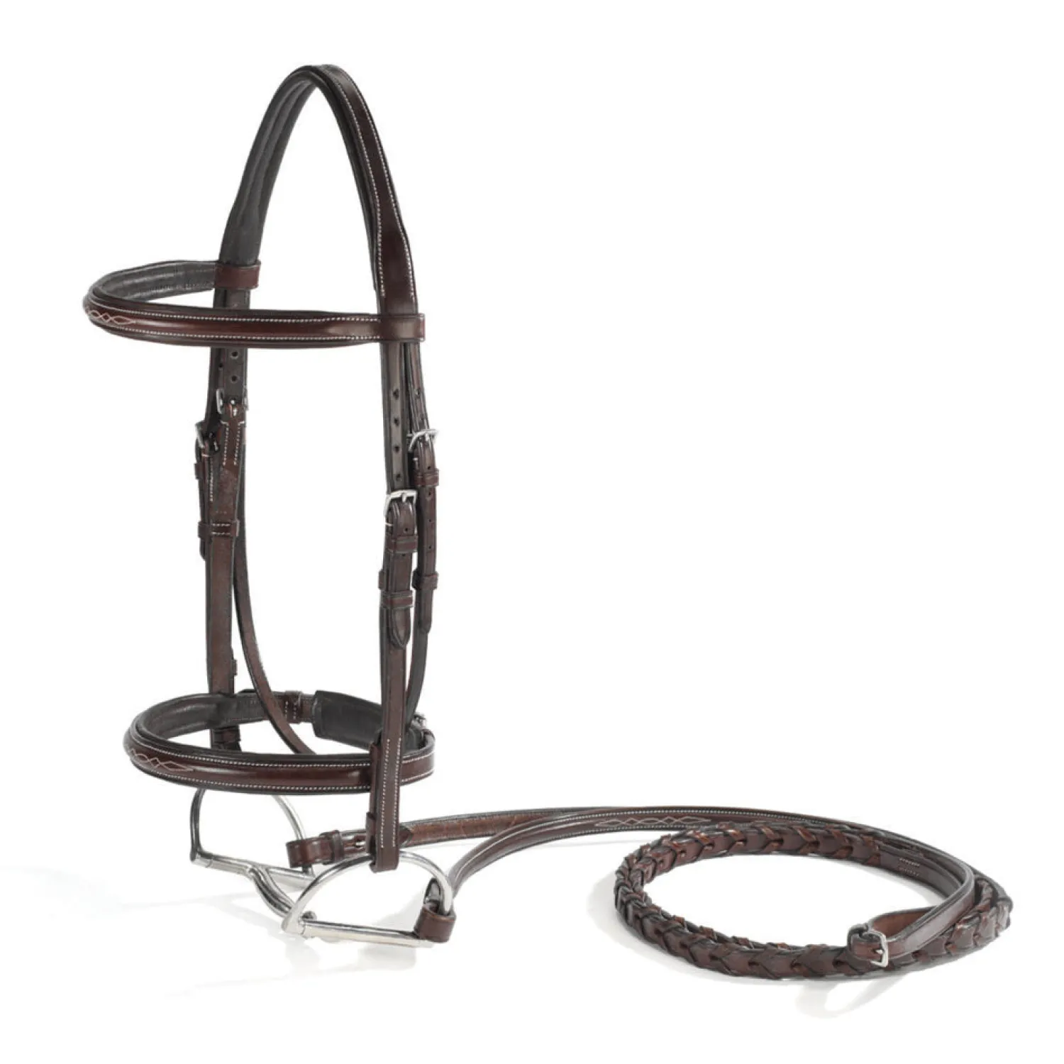 WORLD EQUSTRN BRNDS Vespucci Fancy Raised Hunter Bridle
