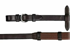 Sale WORLD EQUSTRN BRNDS Vespucci Rubber Reins with Stops and Buckle Ends